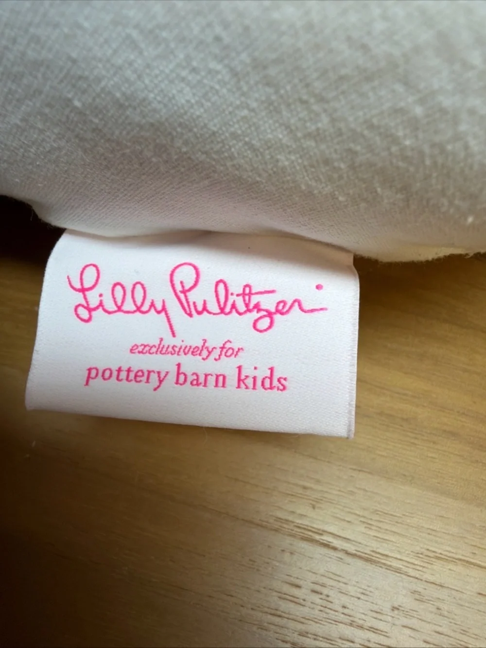 Pottery Barn/ Lilly Pulits Kids Garden Butterfly Pillow 13x15 Floral Embroidered